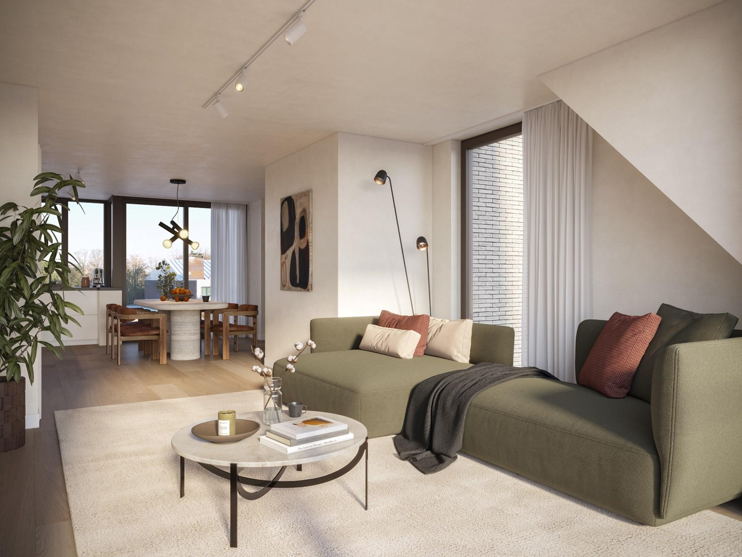 Residentie Edward: Nieuw duplex-appartement (3 slaapkamers) van 128 m&#178; te Knokke-Centrum 