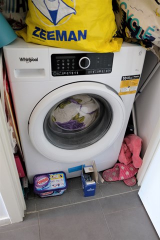 Plaats voorzien voor wasmachine