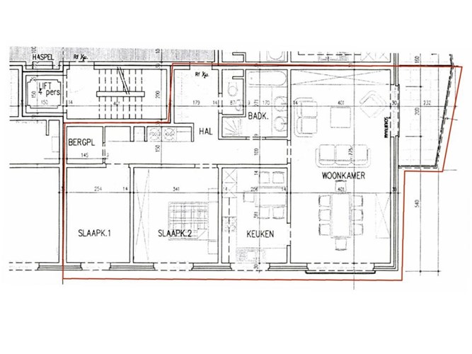 Ruim appartement 1&#176;V met 2 slaapkamers - terras - 2 ondergr. staanplaatsen 