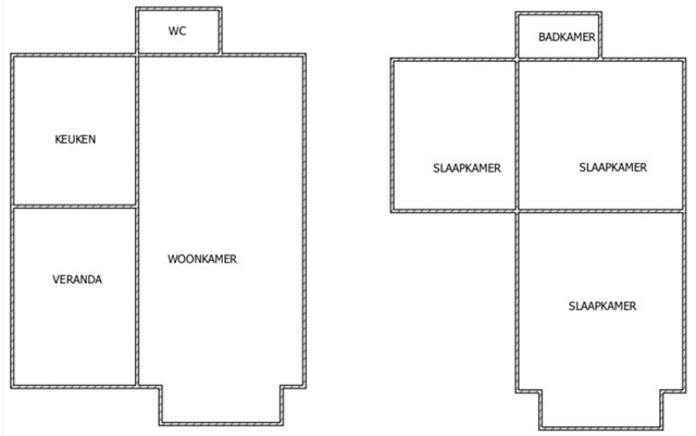 Villa Hartenlust grondplan
