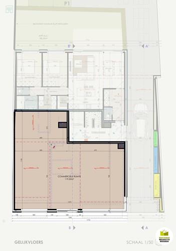 Arnaud I - nieuwbouw commerci&#235;le ruimte (117m2) centrum Wingene 