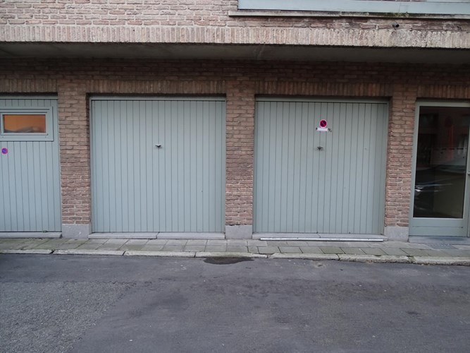 Dubbele garagebox aan Groentenmarkt Knokke 