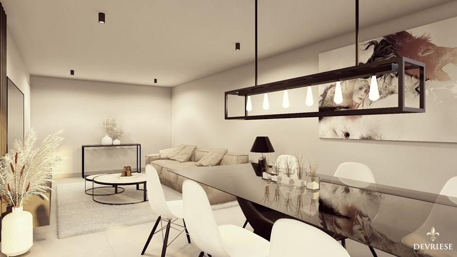 Nieuw gelijkvloers appartement met tuin te koop in centrum Gullegem 