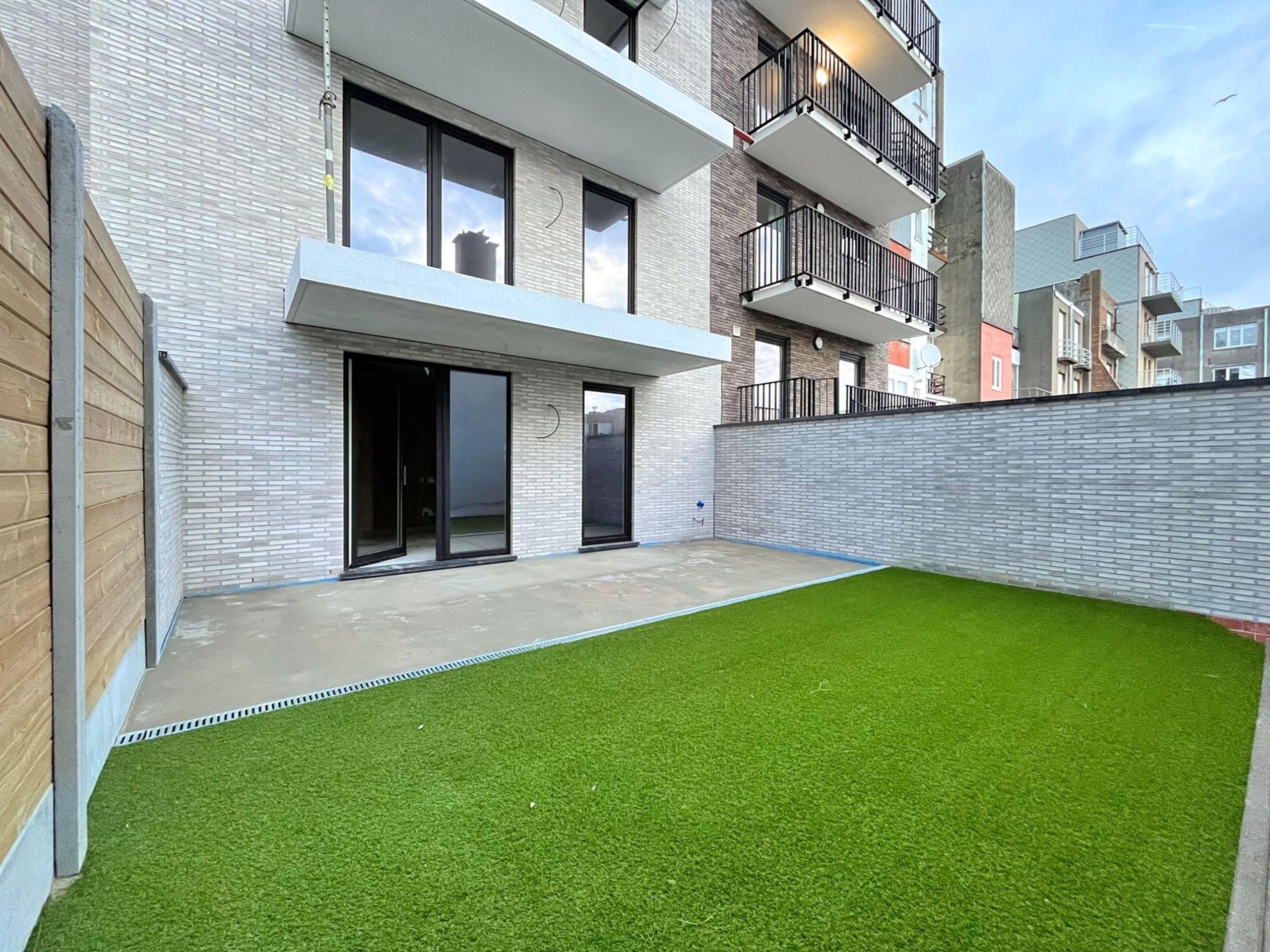 Nieuw gelijkvloers appartement met tuin te Blankenberge 