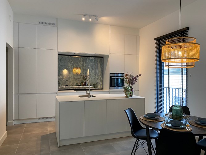 Instapklare nieuwbouw Triplex appartement (BEN-woning) met inpandige garage +  terras ca. 18 m&#178;  te Schoten 