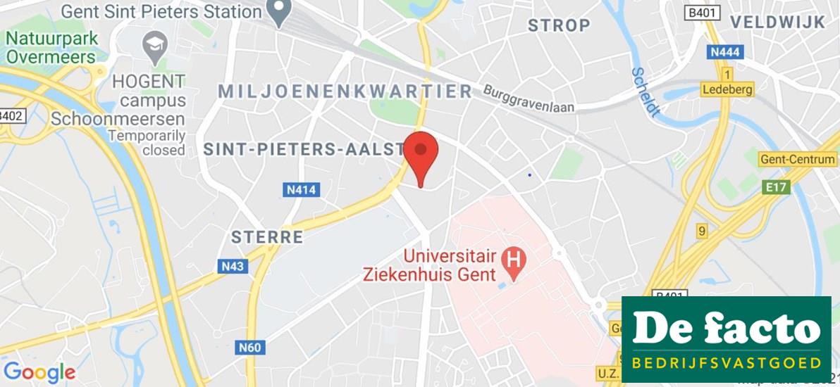 Kantoor (486 m&#178;) te huur aan UZ Gent 