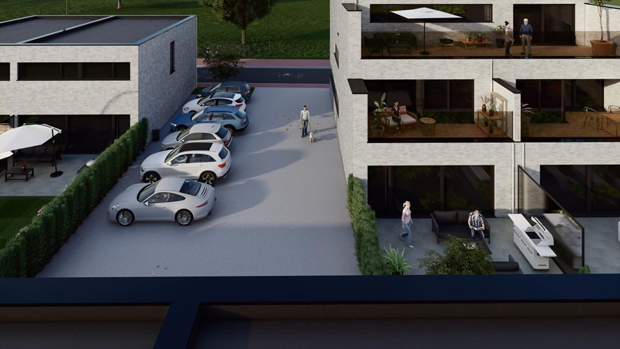 Luxueuze woningen en appartementen met tuin of terras in hartje Maasmechelen 