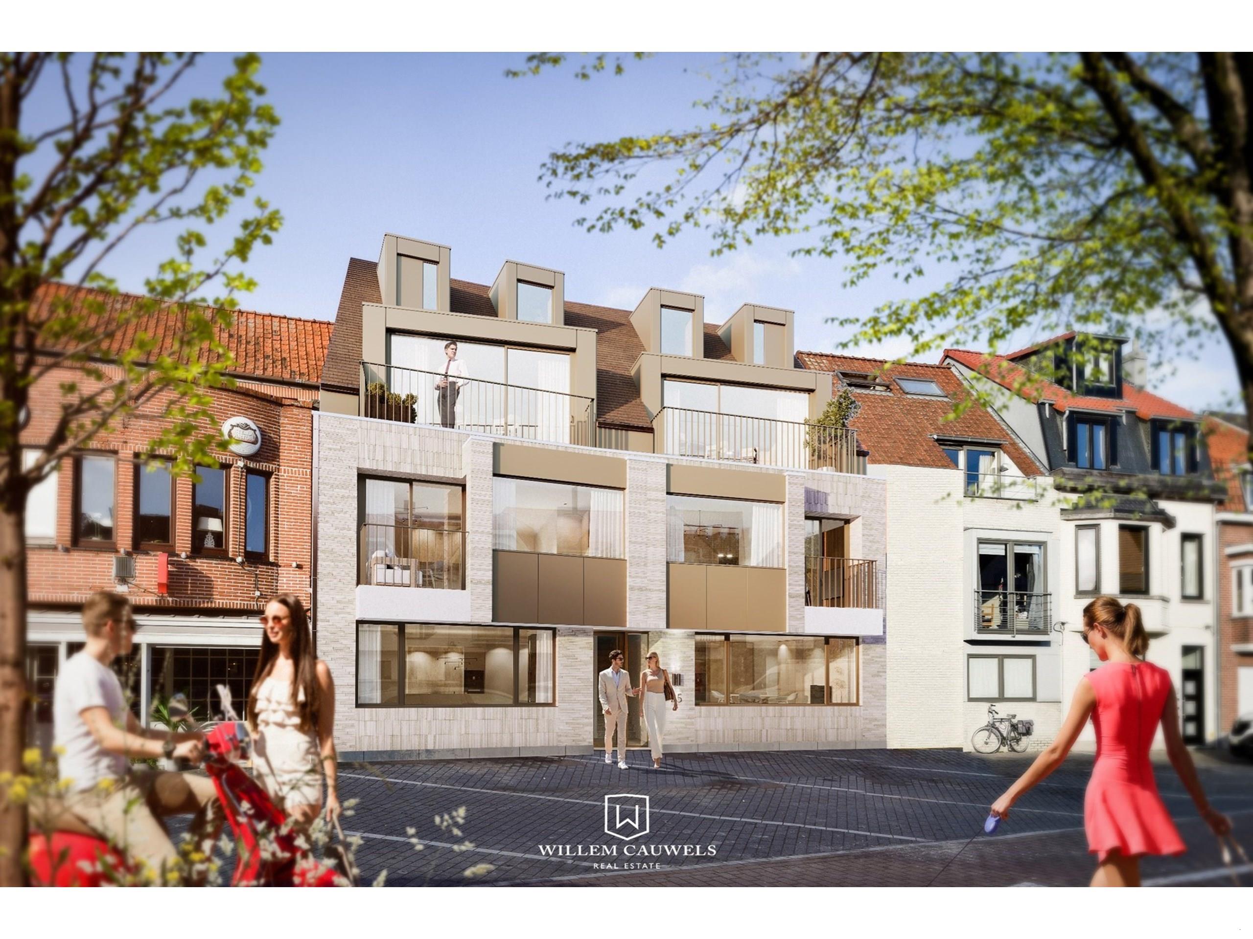 Nieuw duplex-appartement op het Gemeenteplein te Knokke 