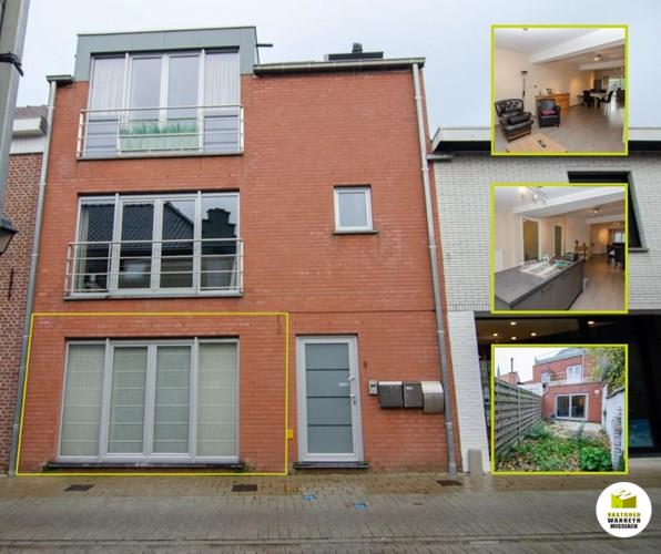 Recent gelijkvloers 1 slaapkamer appartement met tuintje in centrum Wingene, onmiddellijk vrij, met mooie mogelijke opbrengst als investering. 